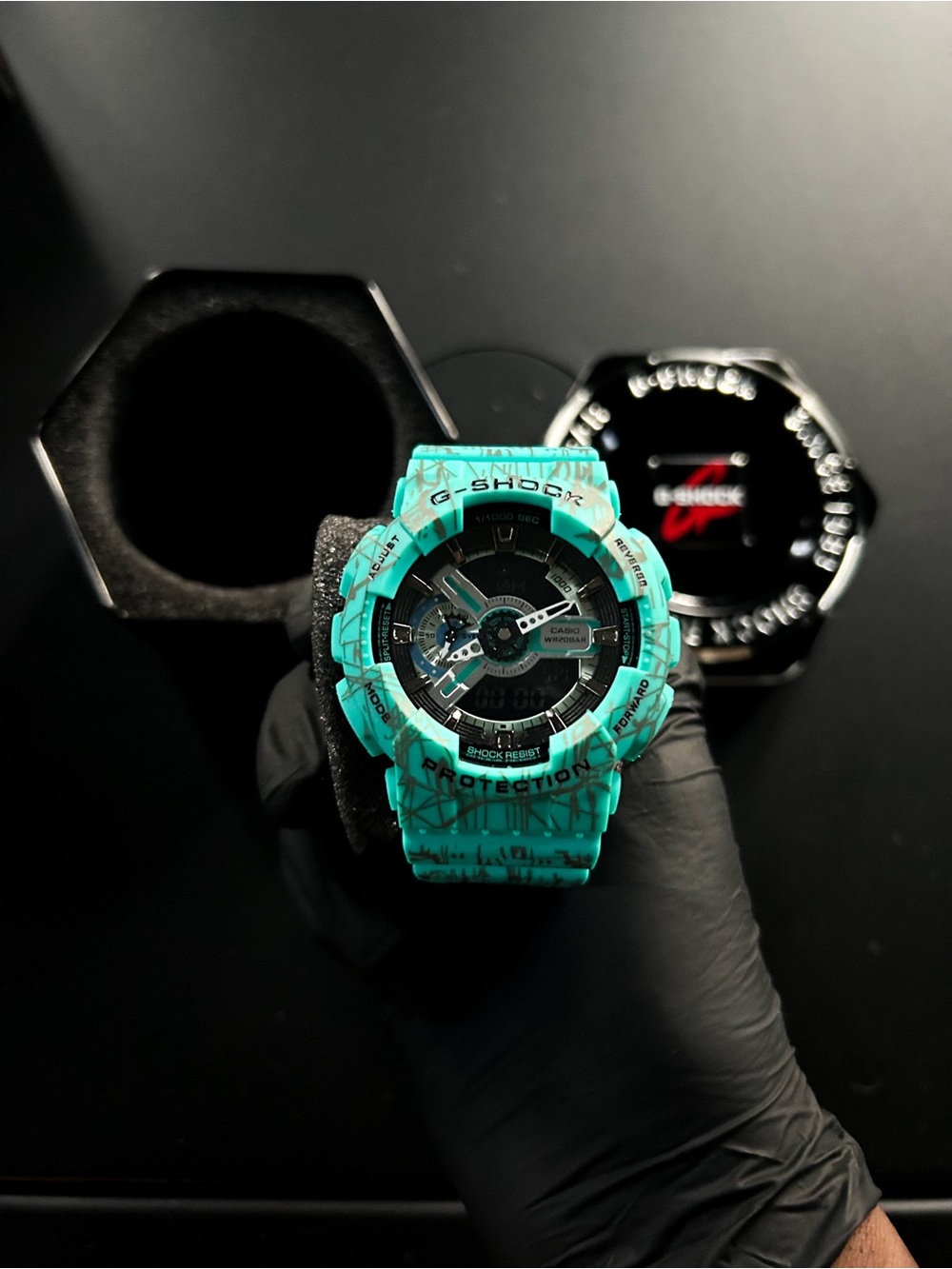 Casio G-Shock GA-110SL-3A "Turquoise Slash"